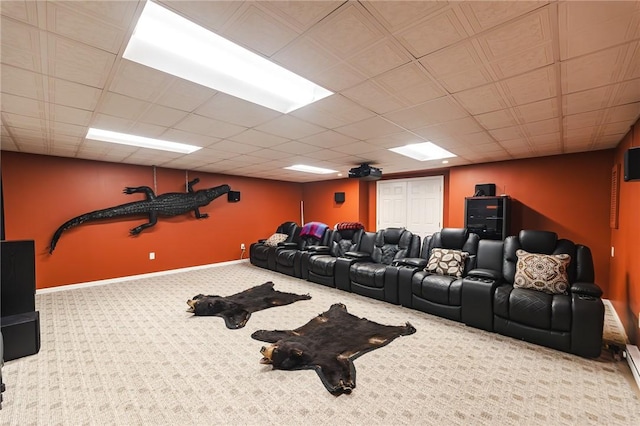 391 Browns Hill Rd, Middlesex Twp, PA 16059 - home theater featuring carpet and baseboards