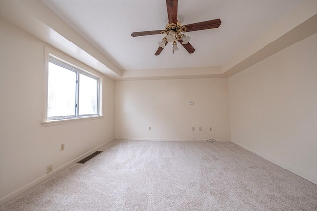 3240 Rothpletz St, Marshall Shadeland, PA 15212 - unfurnished room featuring carpet, ceiling fan, and a raised ceiling
