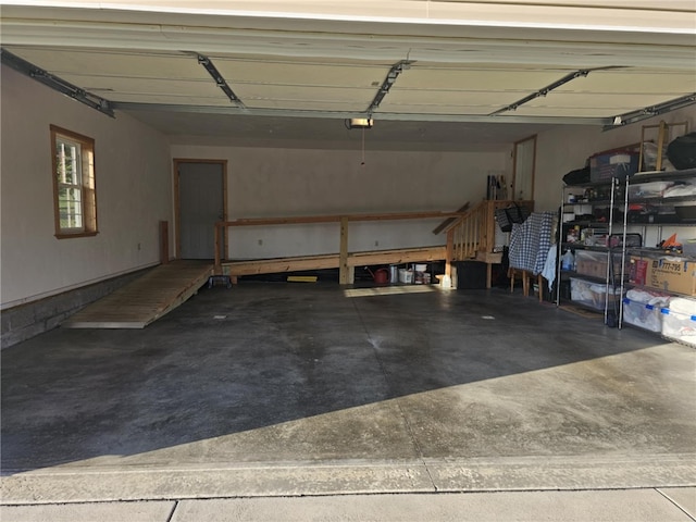 304 Bennington Rd, North Union Twp, PA 15445 - garage featuring a garage door opener