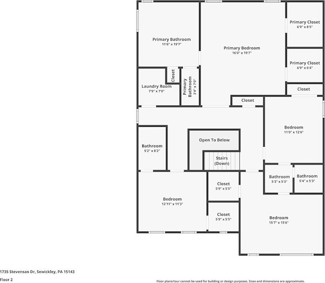 1735 Stevensan Dr, Franklin Park, PA 15143 - view of property floor plan