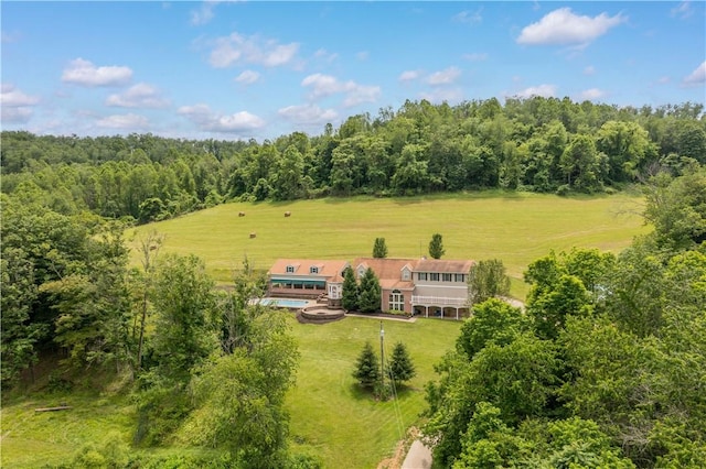 102 Klages Rd, Donegal, PA 15376 - view of subject property with a heavily wooded area