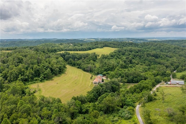 102 Klages Rd, Donegal, PA 15376 - aerial view of sparsely populated area featuring a forest