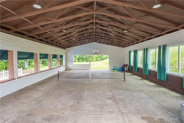 102 Klages Rd, Donegal, PA 15376 - unfurnished sunroom featuring lofted ceiling