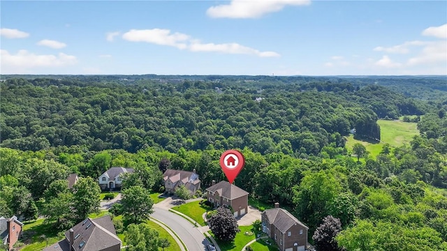 2455 Dogwood Dr, Franklin Park, PA 15090 - aerial perspective of suburban area featuring a forest
