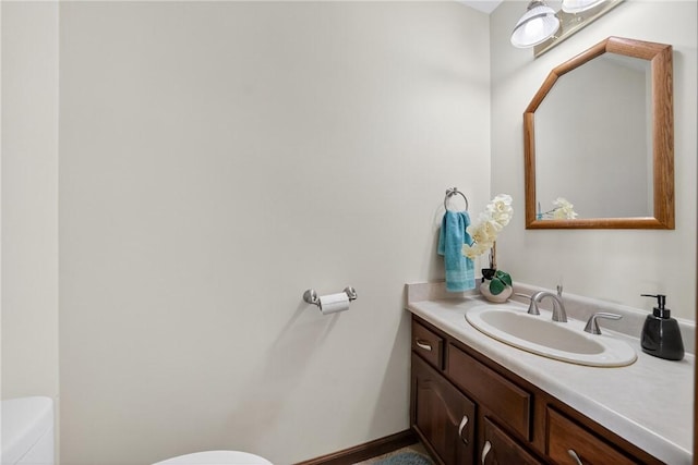 2455 Dogwood Dr, Franklin Park, PA 15090 - half bath featuring toilet and vanity