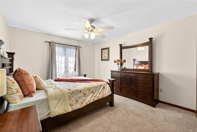 2455 Dogwood Dr, Franklin Park, PA 15090 - bedroom with light colored carpet and ceiling fan
