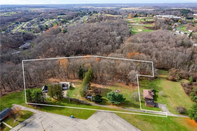 1664 N Main St, Center Twp, PA 16001 - view of property location with property boundaries highlighted