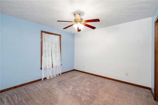 1664 N Main St, Center Twp, PA 16001 - unfurnished room featuring ceiling fan and carpet floors