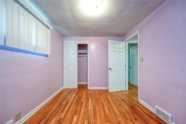 223 Larue Dr, Moon/Crescent Twp, PA 15108 - unfurnished bedroom featuring light wood-type flooring and a closet