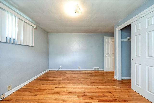 223 Larue Dr, Moon/Crescent Twp, PA 15108 - unfurnished bedroom featuring light wood-style flooring and a closet