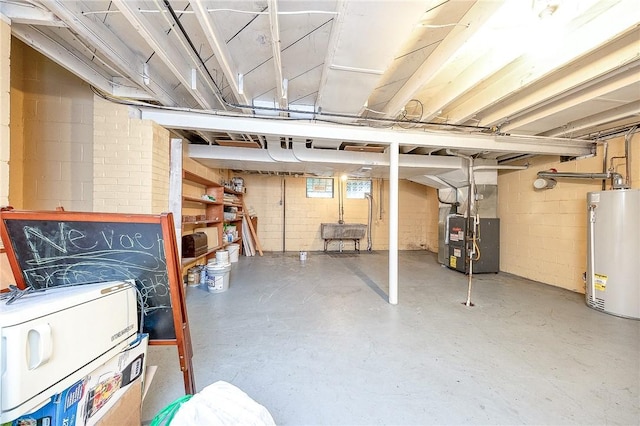 223 Larue Dr, Moon/Crescent Twp, PA 15108 - below grade area with water heater and heating unit
