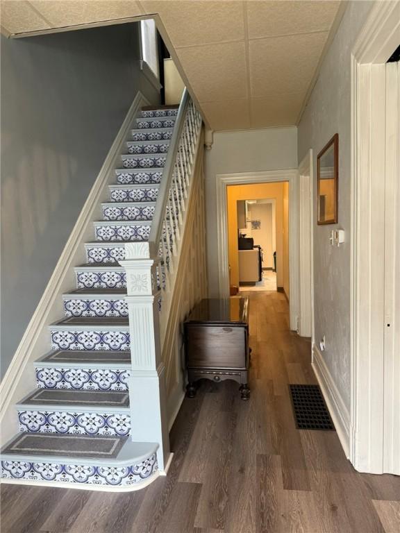 74 Wilson St, Etna, PA 15223 - staircase with wood finished floors