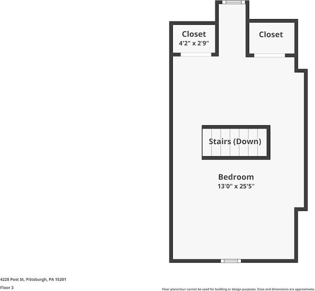 4228 Post St, Lawrenceville, PA 15201 - view of home floor plan