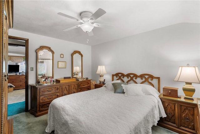 1031 Fiddleback Dr, Kennedy Twp, PA 15136 - carpeted bedroom with ceiling fan