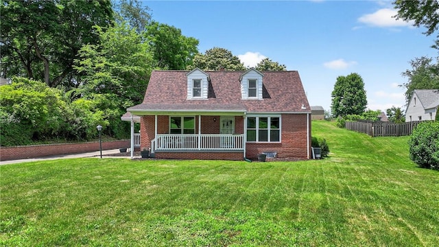 3259 Brodhead Rd, Center Twp, PA 15001 - cape cod house featuring a porch and brick siding
