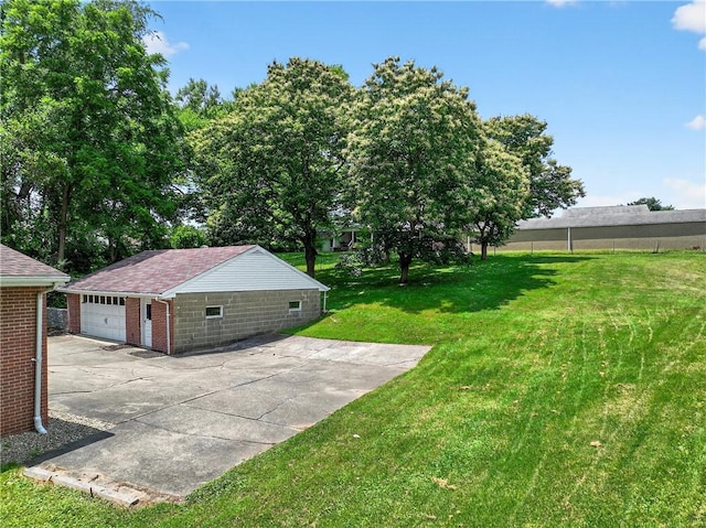 3259 Brodhead Rd, Center Twp, PA 15001 - view of yard with an outdoor structure and a detached garage