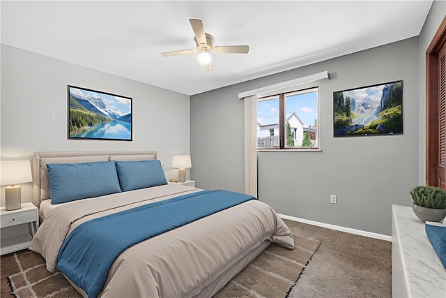 3259 Brodhead Rd, Center Twp, PA 15001 - bedroom featuring a ceiling fan and carpet flooring