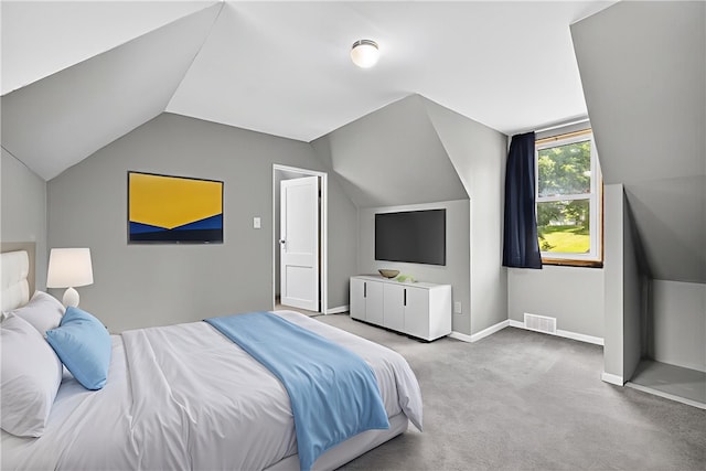 3259 Brodhead Rd, Center Twp, PA 15001 - carpeted bedroom featuring vaulted ceiling and baseboards