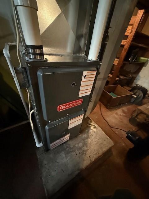410 Hershey Rd, Penn Hills, PA 15235 - utility room featuring heating unit