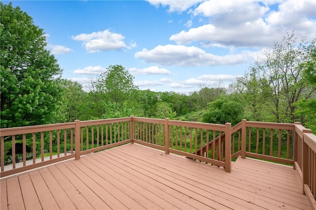 2214 Shannon Mills Dr, Connoquenessing Twp, PA 16053 - wooden deck featuring a forest view