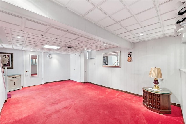 145 Herbst Rd, Kennedy Twp, PA 15108 - finished below grade area featuring carpet floors and recessed lighting