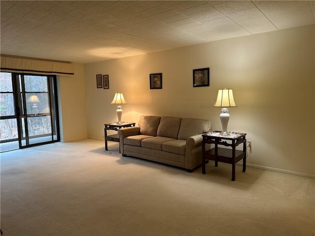 403 Piper Ln, Twp Of But Nw, PA 16001 - living area with light colored carpet and baseboards