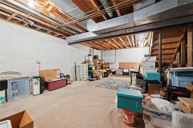 205 Elmhurst Cir, Cranberry Twp, PA 16066 - view of unfinished basement