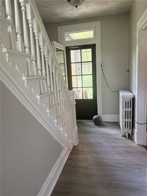 150 N Ave E, Pittsburgh, PA 15112 - entrance foyer with wood finished floors, stairs, and ornamental molding