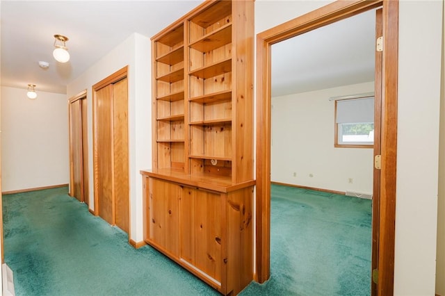 125 Jackson St, White Twp, PA 15701 - hallway with carpet flooring and baseboards