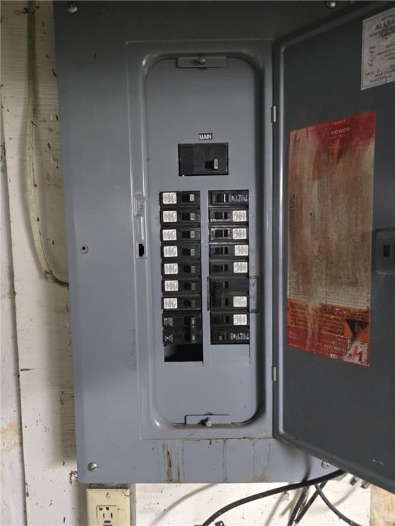 223 Park Ave, Bruin Boro, PA 16022 - utility room featuring electric panel