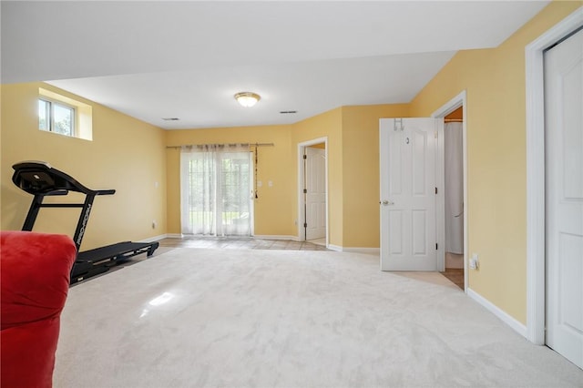 1100 Eleanor Pl, Adams Twp, PA 15044 - exercise area with carpet flooring and plenty of natural light