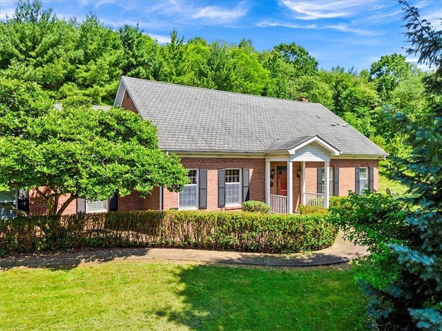 4273 River Rd, North Sewickley Twp, PA 15010 - cape cod home featuring brick siding and a front lawn
