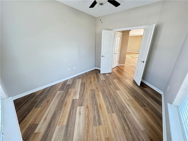 4252 Hawthorn Dr, South Park, PA 15129 - unfurnished bedroom featuring wood finished floors and a ceiling fan