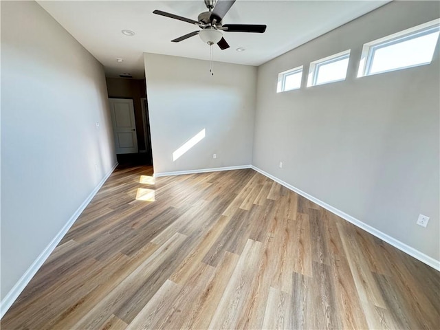 4252 Hawthorn Dr, South Park, PA 15129 - unfurnished room with wood finished floors and a ceiling fan