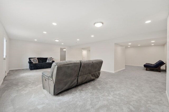 212 Olivia Dr, Plum Boro, PA 15068 - living room with light colored carpet and recessed lighting
