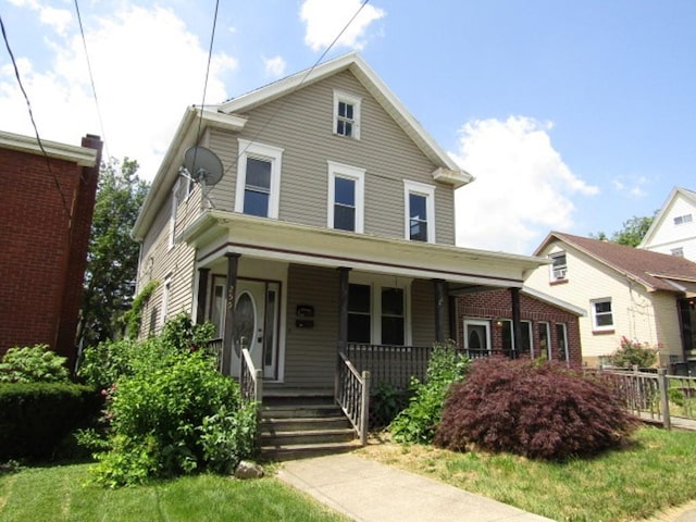 255 Duncan Ave, City Of Washington, PA 15301 - view of front of house featuring covered porch