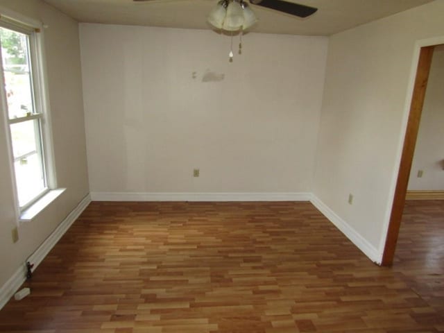 255 Duncan Ave, City Of Washington, PA 15301 - empty room featuring wood finished floors and a ceiling fan