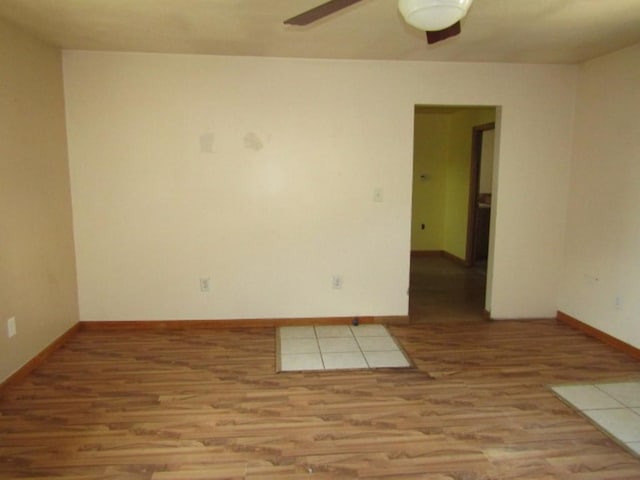 255 Duncan Ave, City Of Washington, PA 15301 - unfurnished room with wood finished floors and a ceiling fan