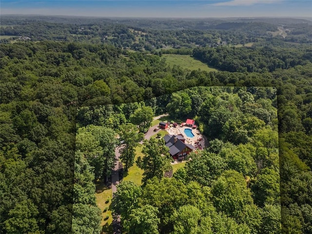 207 High Acres Rd, Lancaster Twp, PA 16037 - drone / aerial view of a forest