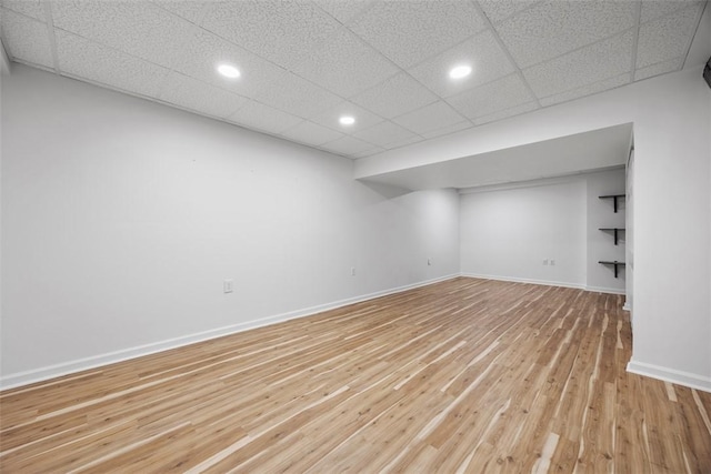 116 Stonegate Dr, North Strabane, PA 15317 - finished basement with wood finished floors and recessed lighting