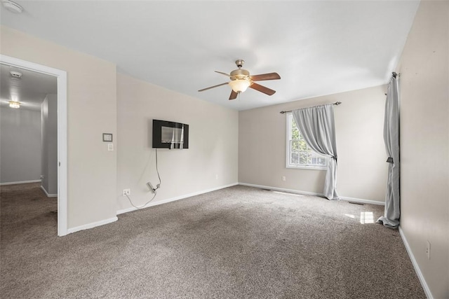 116 Stonegate Dr, North Strabane, PA 15317 - unfurnished room with a ceiling fan, carpet, and a smoke detector