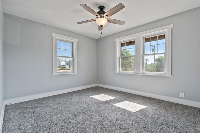 200 Thomas St, West Mifflin, PA 15122 - carpeted spare room featuring ceiling fan and baseboards