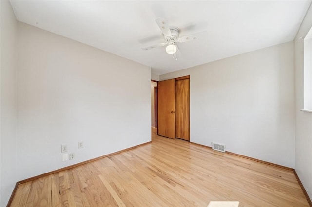 1533 Missouri Ave, South Park, PA 15017 - spare room with light wood finished floors and a ceiling fan