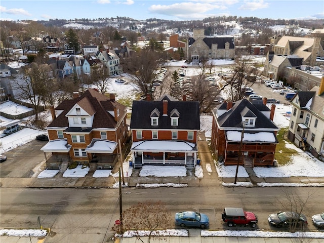 432-434 E Chestnut St E, Washington Boro, PA 15301 - snowy aerial view featuring a residential view