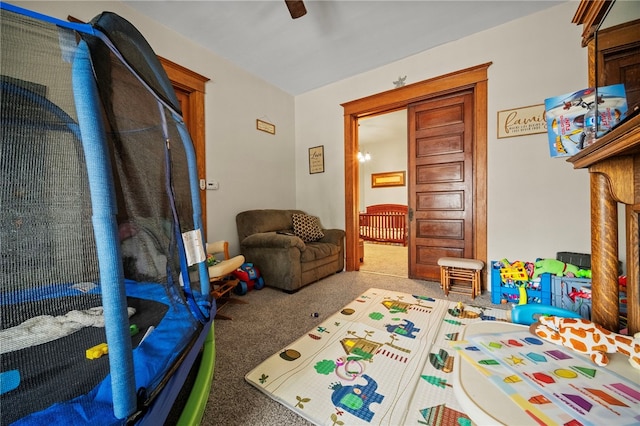 432-434 E Chestnut St E, Washington Boro, PA 15301 - playroom featuring carpet flooring and ceiling fan