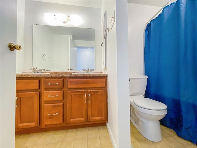 5380 Tuscarawas Rd, Brighton Twp, PA 15009 - full bath with double vanity, tile patterned flooring, and curtained shower