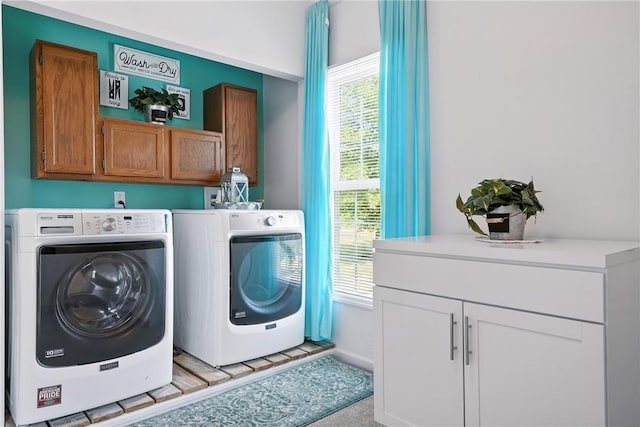 202 Ringneck Meadow Dr, Worth Twp, PA 16057 - laundry room with cabinet space and independent washer and dryer