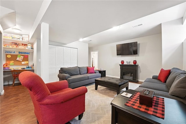 202 Ringneck Meadow Dr, Worth Twp, PA 16057 - living area with light wood-style flooring and baseboards