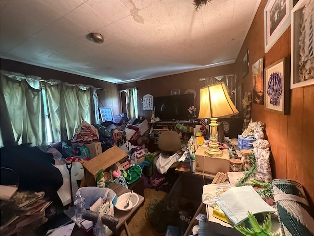 2425 Degenhardt Rd, Hampton, PA 15044 - miscellaneous room featuring wooden walls