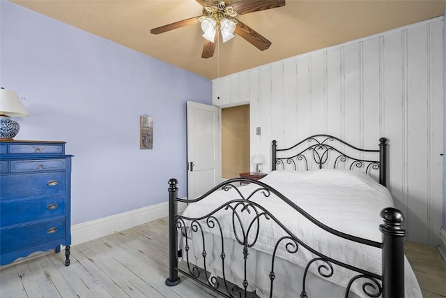310 Columbia Ave, West View, PA 15229 - bedroom featuring light wood-style flooring and a ceiling fan